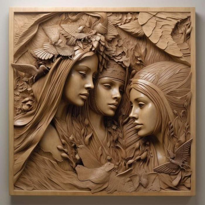 نموذج ثلاثي الأبعاد لآلة CNC 3D Art 